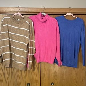 Lot of 3 sweaters